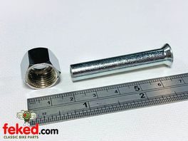 82-3655, 82-3182, F3655, F3182 - Triumph Oil Filter Union Nut and Connector Pipe - Pre Unit and Unit Models - 1954 Onwards