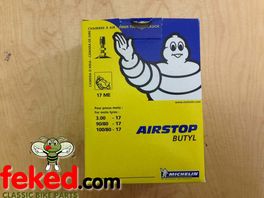 Michelin Airstop Motorcycle Inner Tube 300 x 17, 90/80 x 17, 100/80 x 17