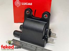 Genuine Lucas Dual Outlet Digital 12V Ignition Coil - OEM: L356100, 356100
