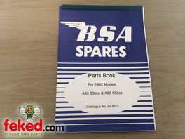 00-5101 - BSA 1962 A50 / A65 Parts Manual