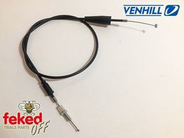 Yamaha Throttle Cable TY80 Models With Standard Twistgrip From 1977 Onwards