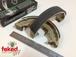 Front/Rear Brake Shoes - 6" British Conical Hubs - Various Pre 1965 Models