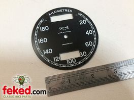 Smiths 20-180 KPH Speedo Replacement Clock Face - Chronometric