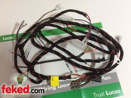 LU54959480, 54959480 - BSA/Triumph - B25, B50 and T25 -  Genuine Lucas Main Wiring Harness