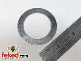 65-5887, 37-2302, W2302 - BSA Rear Hub Bearing Retaining Washer - A, B and M Group + A65 and Unit Singles With QD Hub