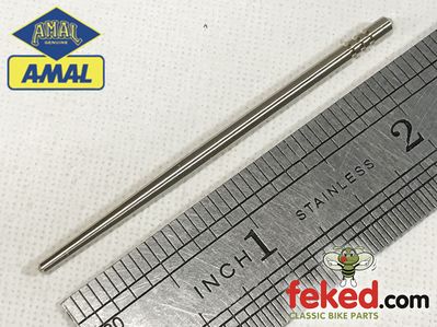 622/063 - Amal 2 Stroke Throttle Needle With 1 'V' Groove - 600 Series Carburettors