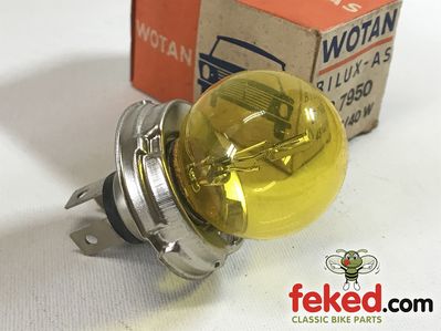 Bulb Headlight 6v 40/45w P45T - 7950, 423 - Wotan Yellow