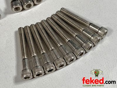 Stainless Steel Allen Screw Kit - BSA B31, B32, B33, B34