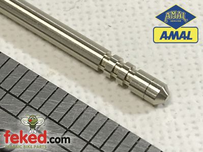622/063 - Amal 2 Stroke Throttle Needle With 1 'V' Groove - 600 Series Carburettors