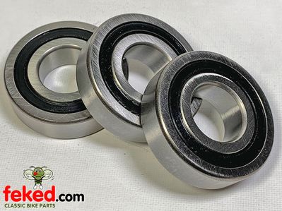 Rear Wheel bearing Kit - BSA C25, B25, B31, B32, B33, B34, B44, A7, A10, A50, A65 - OEM: 41-6016, 65-5883