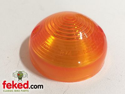 60600621, 19-1191, 99-1191, 54581638,�L760 - Lucas Indicator Lens - Stalk Type - Amber