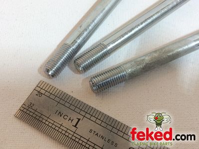 42-4470, 67-0350, 67-350 - BSA Engine Mounting Bolts x3 - A Group Rigid, Plunger and Swinging Arm Models Circa 1950-62