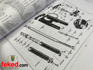 BSA C15 Parts Manual - OEM: 00-5074