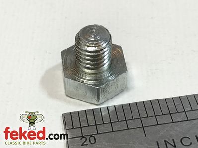 15-0645 - BSA Primary Chaincase/Crankcase Drain Plug Bolt - A7, A10, A50, A65 Models From 1960 Onwards