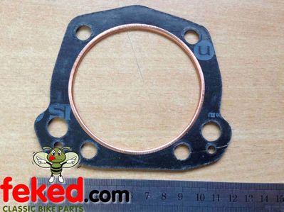 Cylinder Head Gasket AJS/Matchless Twin Cylinder - 1960 to 1963 - Composite