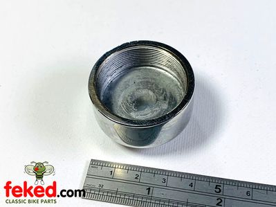 BSA Steering Stem Top Nut Without�Damper Hole - A, B and M Group Models From 1946 Onwards OEM: 67-5024, 67-5024B