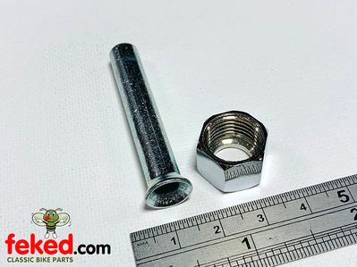 82-3655,�82-3182, F3655, F3182 - Triumph Oil Filter Union Nut and Connector Pipe - Pre Unit and Unit Models - 1954 Onwards