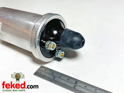 Lucas Ignition Coil 6 volt. Body diameter 48mm (1+7/8") 45150, MA6