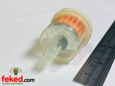 Fuel Filter - Round, Clear