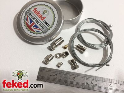 Emergency Cable Repair Kit - Inner Wire + Various Nipples