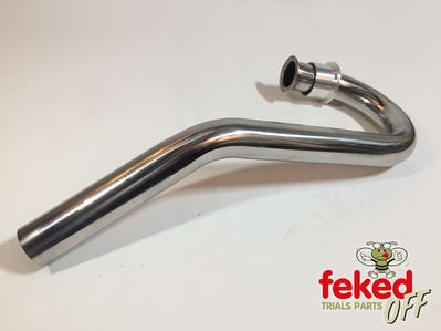 Honda Front Exhaust Pipe - TLR200 and TLR250 Models - Stainless Steel