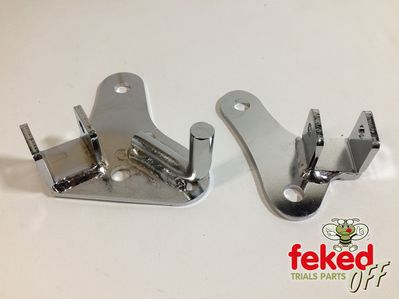 Yamaha TY80 Footrests and Brackets - Bolt On Type