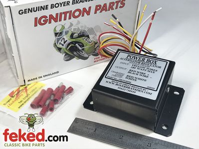 Boyer Single Phase 12v Power Box Alternator Regulator With Charging Light Control