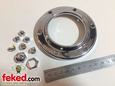 HF1234A - Lucas Bezel and Domed Nuts For Altette Horn