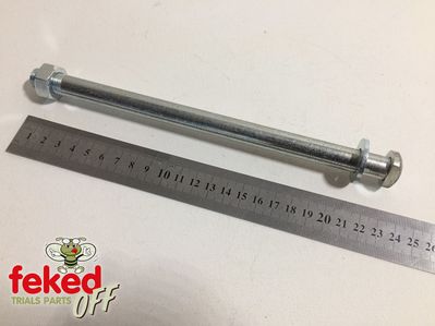 Bultaco 14mm Swinging Arm Spindle - Sherpa, Pursang and Alpina Models - From 1974 Onwards - 159.03-008
