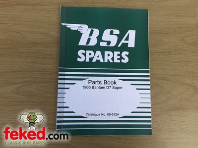 00-5124 - BSA 1966 Bantam D7 Super Parts Manual
