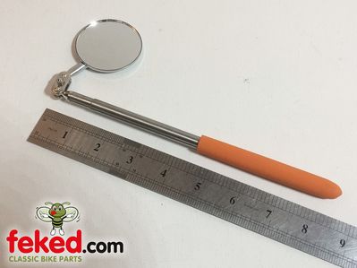 Large Telescopic Inspection Mirror with 360° Pivot - 2" (50mm)