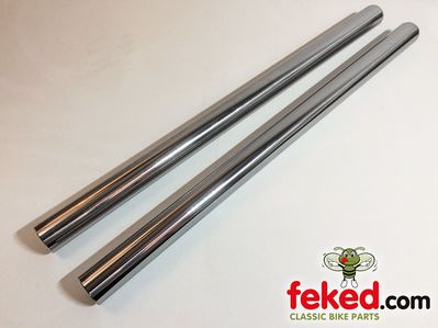 00-0050 - Paioli Fork Stanchions - Harris Triumph T140 / Matchless G80 Models From 1985 Onwards