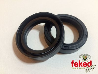 91254-434-003, 514-KT2-003 - Pair of Fork Oil Seals - 35 x 48 x 11mm - Honda TLR250 and Early TLR200 Models + Universal Fit