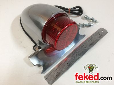 Sparto Style Rear/Tail Light With Number Plate Mount