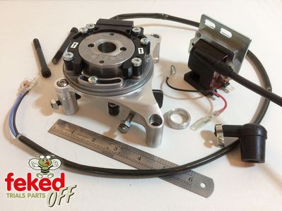 Triumph Tiger Cub - Complete Bolt On PVL Electronic Ignition System With Primary Chain Tensioner