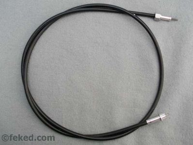044283, 53395 - 63" Chronometric Speedo Cable - AJS Model 8 / Matchless G5 - Circa 1960-62 - Standard