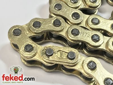 Gold Standard Heavy Duty 428 Motorcycle Chain - MTX - 100, 120, 130 or 140 Links