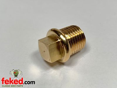 1/4" Brass Fuel Stop Plug - Fuel Plug 1/4 BSP