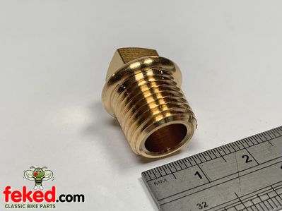 1/4" Brass Fuel Stop Plug - Fuel Plug 1/4 BSP