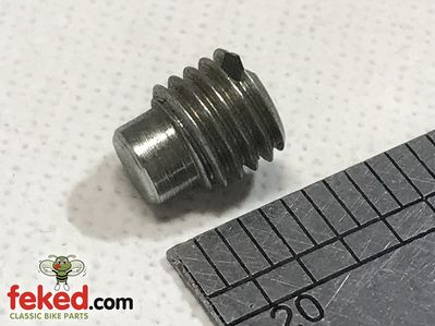 21-7049 - Triumph Seat Lock Retaining Grub Screw - T140, TSS and TSX Models From 1980 Onwards