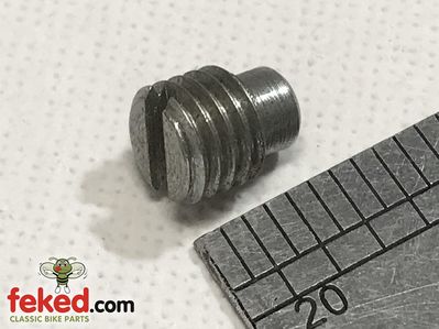 21-7049 - Triumph Seat Lock Retaining Grub Screw - T140, TSS and TSX Models From 1980 Onwards