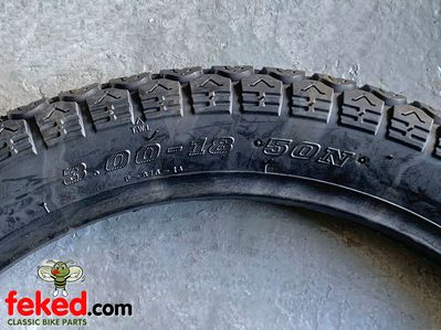 Budget 18" Motorcycle Tyre 300-18 Rear