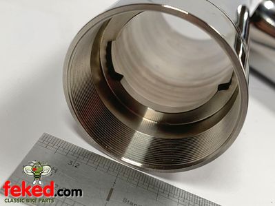 BSA Fork Seal Holders - Chrome or Stainless Steel - OEM: 29-5310, 97-2514, 41-5157