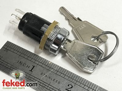 Electrex World Double Pole Key Switch - Ignition ON/OFF and Lighting ON/OFF - SW01K