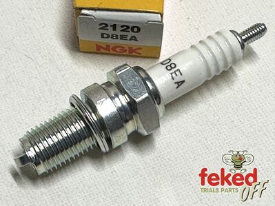 NGK Spark Plug - D8EA - Non Resistor Type - Honda TL125 Models