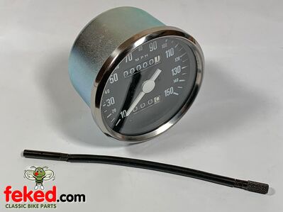 Speedometer Veglia Type - T140/TR7 - OEM: 60-7222