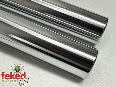 35mm Marzocchi Fork Tubes / Stanchions For Classic MX Models - Length: 721mm / 28+3/8"