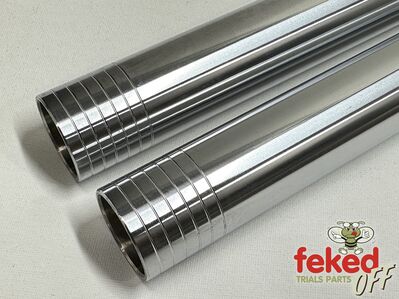 35mm Marzocchi Fork Tubes / Stanchions For Classic MX Models - Length: 721mm / 28+3/8"