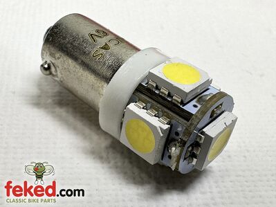 Lucas 6v LED Pilot / Instrument Bulb - BA9S Fitting
