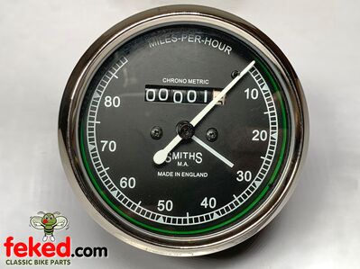 Smiths Chronometric Speedometer 0-80 mph - Replica
